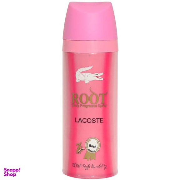 اسپری خوشبو کننده بدن زنانه روت (Root) مدل Lacoste W حجم 200 میلی لیتر