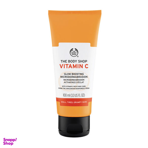 اسکراب لایه بردار بادی شاپ مدل Vitamin C حجم 100 میلی لیتر
