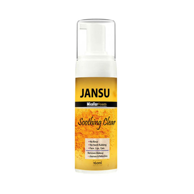 فوم ضد جوش جانسو (Jansu) مدل زردچوبه حجم 160 میلی لیتر
