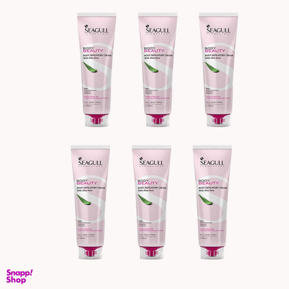 کرم موبر سی گل مدل beauty حجم 100 میلی لیتر مجموعه 6 عددی
