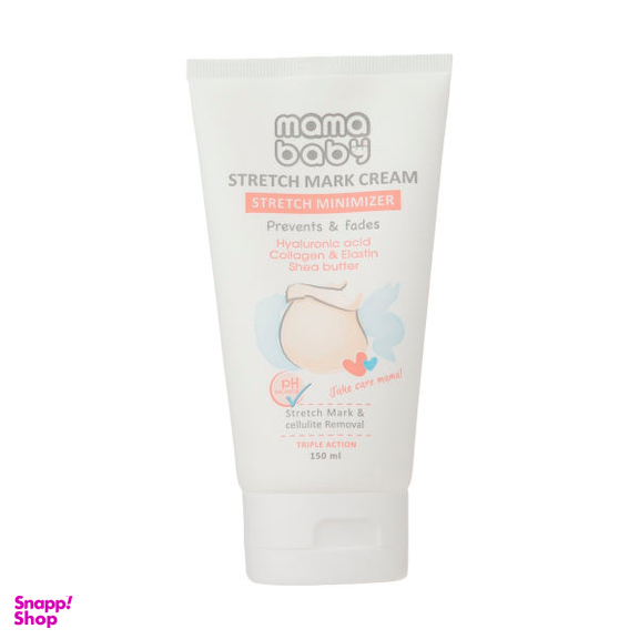 کرم پیشگیری کننده از ترک پوست مامابیبی (Mamababy) حجم 150 میلی لیتر