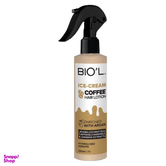 لوسیون احیاکننده مو بیول (Biol) مدل Ice Cream Coffee حجم 250 میلی لیتر