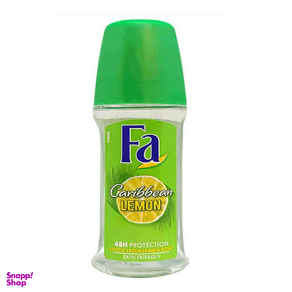 رول ضد تعریق زنانه فا (Fa) مدل Caribbean Lemon حجم 47 میلی لیتر