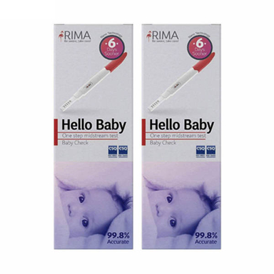تست بارداری ریما (Rima) مدل Hello Baby بسته 2 عددی