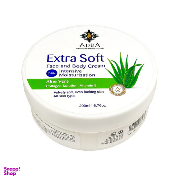 کرم مرطوب کننده آدرا مدل Aloe Vera حجم 200 میلی لیتر