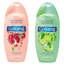 شامپو صورت و بدن گلرنگ (Golrang) کد Go حجم 400 میلی لیتر مجموعه 2 عددی