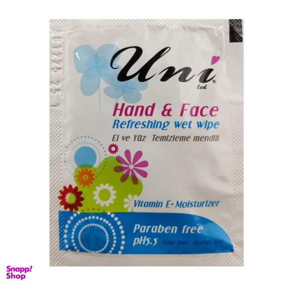 دستمال مرطوب یونی لد (Uni Led) کد A100 بسته 100 عددی