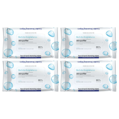 دستمال مرطوب بیول (Biol) مدل F&M مجموعه 4 عددی