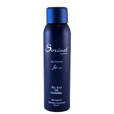 اسپری بدن مردانه سورینت (Sorinet) مدل BLEU DE CHANEL حجم 150 میلی لیتر