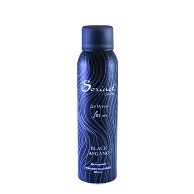 اسپری بدن مردانه سورینت (Sorinet) مدل BLACK AFGANO حجم 150 میلی لیتر