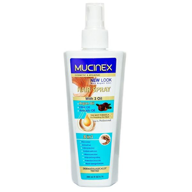 اسپری مو ماسینکس (Mucinex) مدل آرگان حجم 200 میلی لیتر