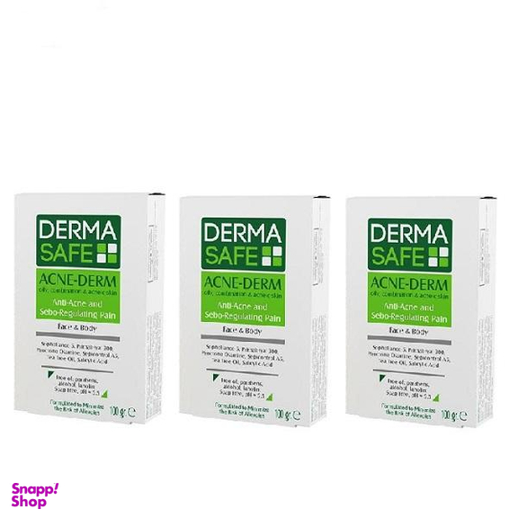 پن شستشو درماسیف مدل ACNE DERM حجم 100 میلی لیتر مجموعه 3 عددی