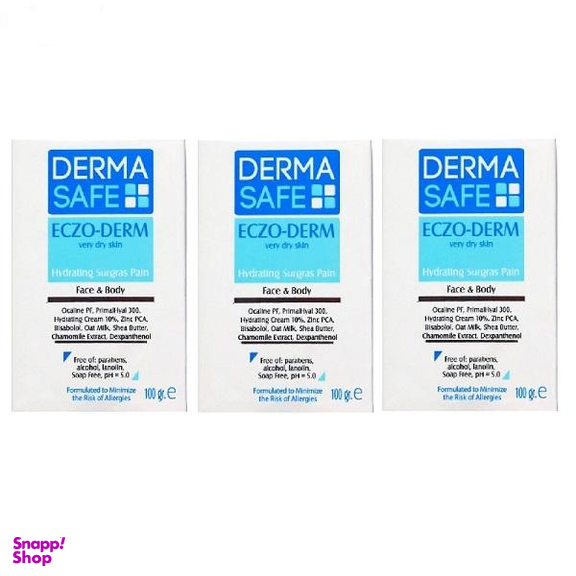 پن شستشو درماسیف مدل ECZO DERM حجم 100 میلی لیتر مجموعه 3 عددی