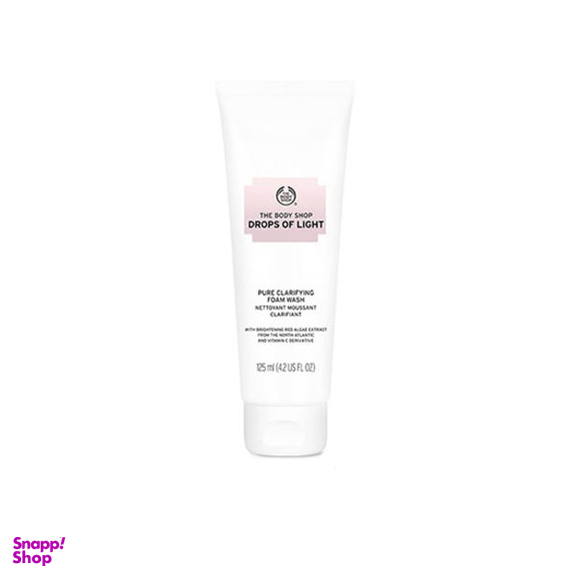 فوم پاک کننده آرایش صورت بادی شاپ (Body Shop) مدل Drops Of Light حجم 125 میلی لیتر