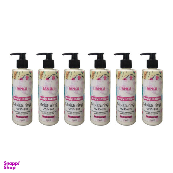 لوسیون بدن جانسو (Jansu) مدل Uv-Protect حجم 250 میلی لیتر مجموعه 6 عددی