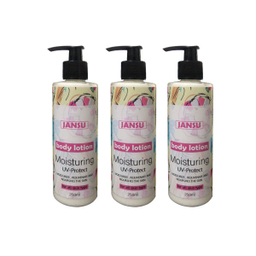 لوسیون بدن جانسو (Jansu) مدل Uv-Protect حجم 250 میلی لیتر مجموعه 3 عددی
