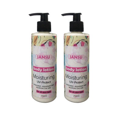 لوسیون بدن جانسو (Jansu) مدل Uv-Protect حجم 250 میلی لیتر مجموعه 2 عددی
