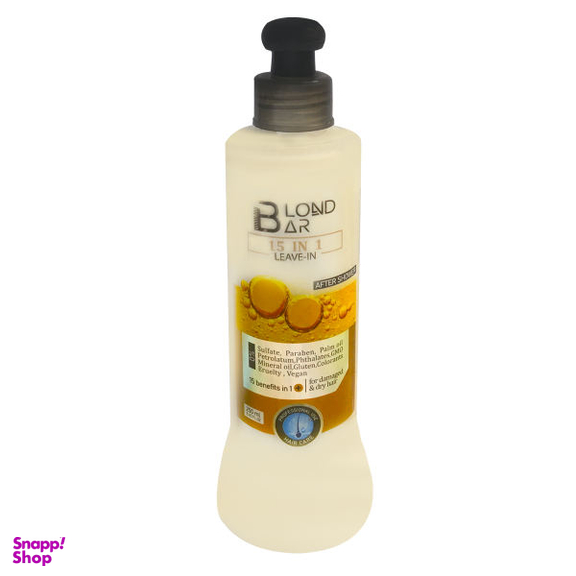 ماسک مو بلوند بار (Blond Bar) مدل Leave in 15in1 حجم 245 میلی لیتر