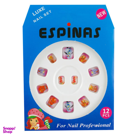 ناخن مصنوعی بچه گانه اسپیناس مدل BC911 بسته 12 عددی