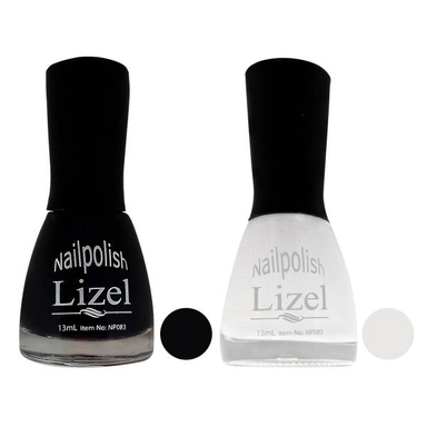 لاک ناخن لیزل (Lizel) مدل L002 به همراه لاک ناخن لیزل (Lizel) مدل L001