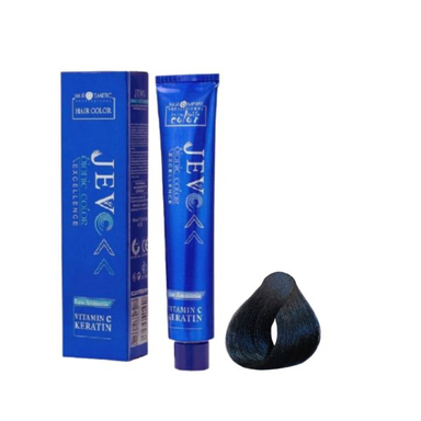 رنگ مو جوو (Jevo) مدل Excellence شماره 1.1 حجم 100 میلی‌لیتر رنگ مشکی پرکلاغی