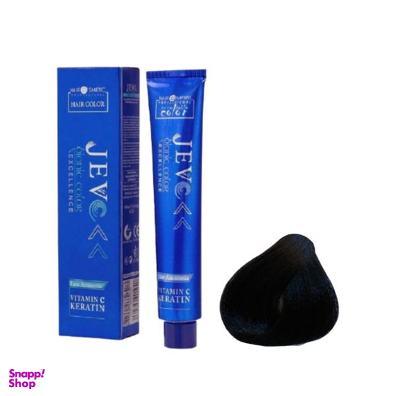 رنگ مو جوو (Jevo) مدل Excellence شماره 3.1 حجم 100 میلی‌لیتر رنگ قهوه‌ای دودی تیره