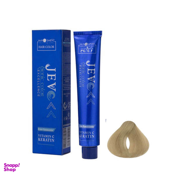 رنگ مو جوو (Jevo) مدل Excellence شماره 11.2 حجم 100 میلی‌لیتر رنگ بلوند زیتونی پلاتینه