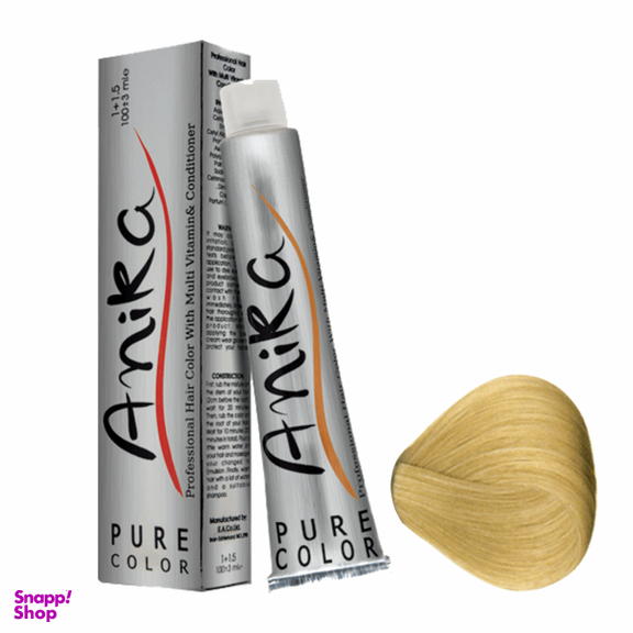 رنگ مو آنیکا (Anika) سری ASH مدل بلوند خاکستری خیلی روشن شماره 9.1