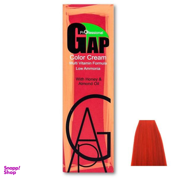 رنگ مو گپ (Gap) سری قرمز پررنگ مدل بلوند قرمز خیلی روشن شماره 10.666