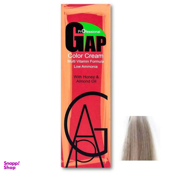 رنگ مو گپ (Gap) سری خاکستری مدل بلوند خاکستری خیلی روشن شماره10.1