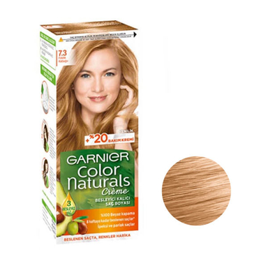 کیت رنگ مو گارنیه (Garnier) شماره 7.3 حجم 40 میلی لیتر رنگ بلوند فندقی