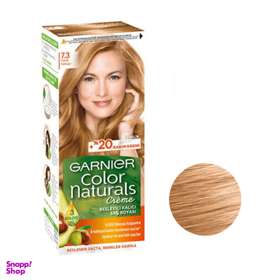 کیت رنگ مو گارنیه (Garnier) شماره 7.3 حجم 40 میلی لیتر رنگ بلوند فندقی
