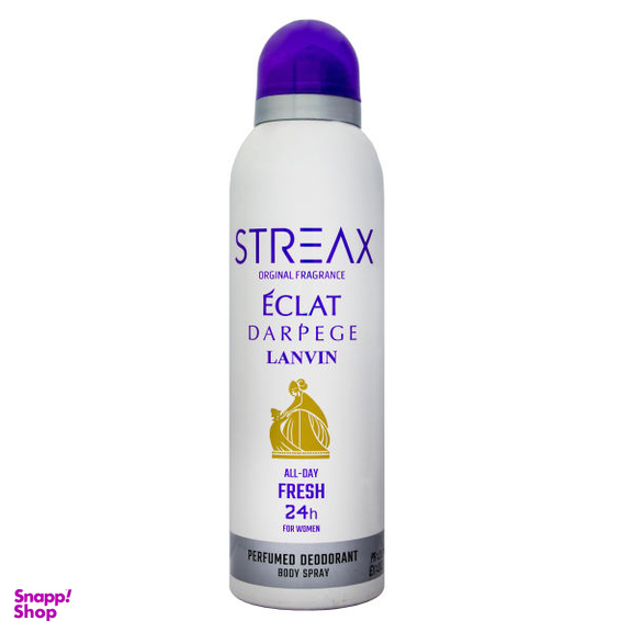 اسپری بدن زنانه استریکس (Streax) مدل Eclat Lanvin حجم 200 میلی لیتر