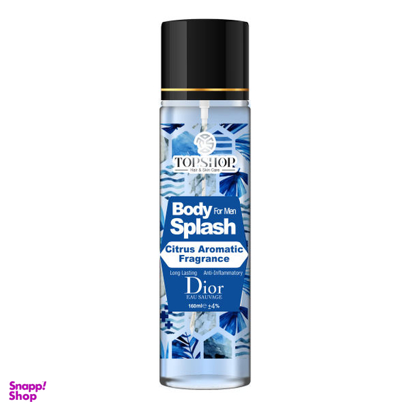 بادی اسپلش مردانه تاپ شاپ (Top Shop) مدل Dior Sauvage حجم 160 میلی لیتر
