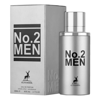 ادوپرفیوم مردانه الحمبرا (Alhambra) مدل No. 2 Men حجم 80 میلی‌ لیتر