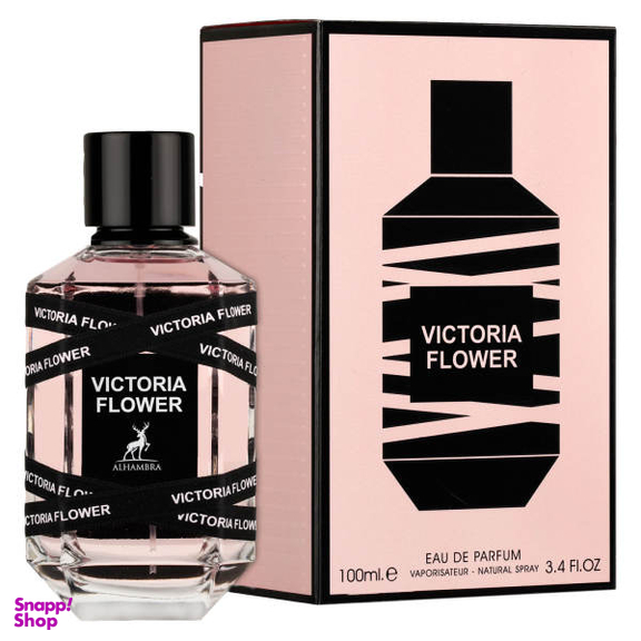 ادوپرفیوم زنانه الحمبرا (Alhambra) مدل Victoria Flower حجم 100 میلی‌ لیتر
