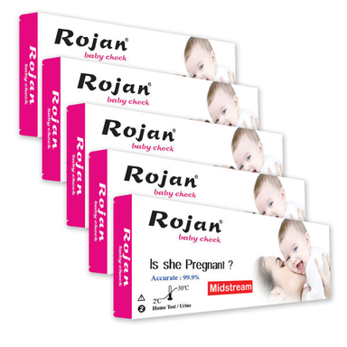 تست بارداری روژان (Rojan) مدل خودکاری بسته 5 عددی