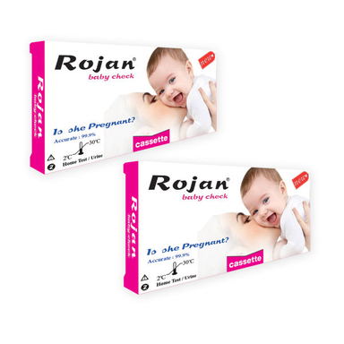 تست بارداری روژان (Rojan) مدل کاستی بسته 2 عددی
