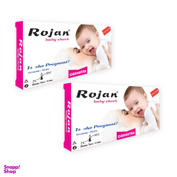 تست بارداری روژان (Rojan) مدل کاستی بسته 2 عددی