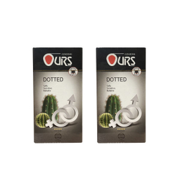 کاندوم اورز (Ours) مدل Dotted مجموعه 2 عددی