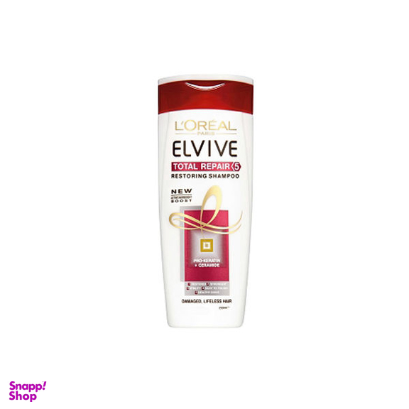 شامپو مو لورآل (L'Oreal) مدل Total Repair 5 حجم 250 میلی لیتر