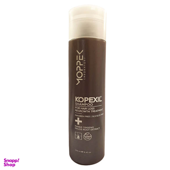 شامپو ضد ریزش مو موپک (Moppek) مدل Kopexil حجم 250 میلی لیتر