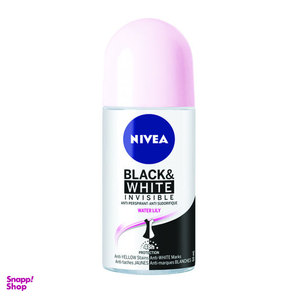 رول ضد تعریق زنانه نیوآ (Nivea) مدل بلک اند وایت حجم 50 میلی لیتر