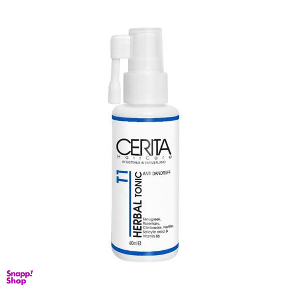 تونیک تقویت کننده مو سریتا (Cerita) (Cerita) مدل Herbal حجم 60 میلی لیتر