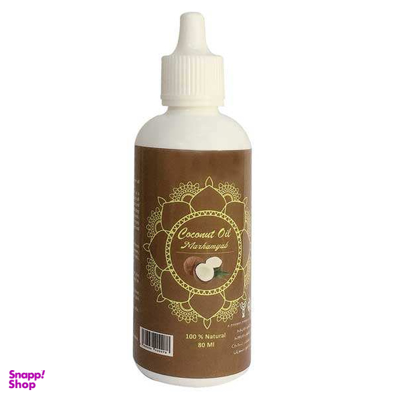 روغن تقویت مو ریش و سبیل مرهم یاب (Marhamyab) (Marhamyab) مدل نارگیل حجم 80 میلی لیتر