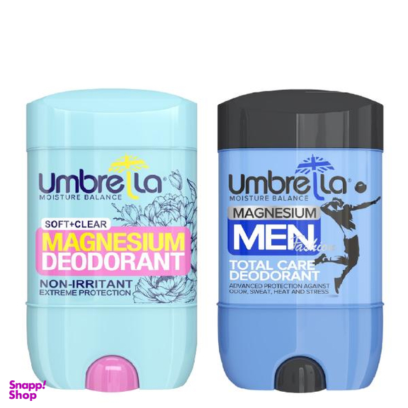 استیک ضد تعریق زنانه آمبرلا (Umbrella) مدل سافت + استیک ضدتعریق مردانه مدل توتال کر حجم 75 میلی لیتر