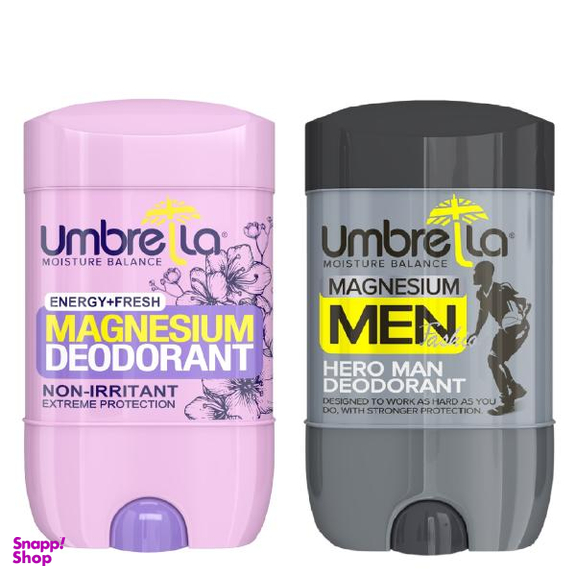 استیک ضدتعریق زنانه آمبرلا (Umbrella) مدل انرژی + استیک ضدتعریق مردانه مدل هیرومن حجم 75 میلی لیتر