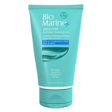 ژل شستشو صورت بایومارین (Bio Marine) مدل Aqua Pure حجم 50 میلی لیتر