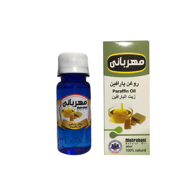 روغن پارافین مهربانی (Mehrabani) کد 106 حجم 60 میلی لیتر