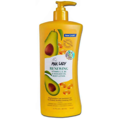 لوسیون بدن مکس لیدی (Max Lady) مدل آووکادو حجم 621 میلی لیتر